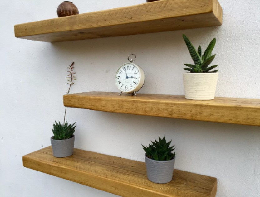 shelves in your living room